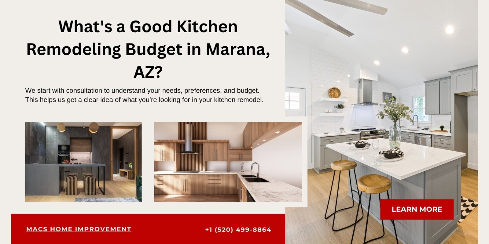 What's a Good Kitchen Remodeling Budget in Marana, AZ?