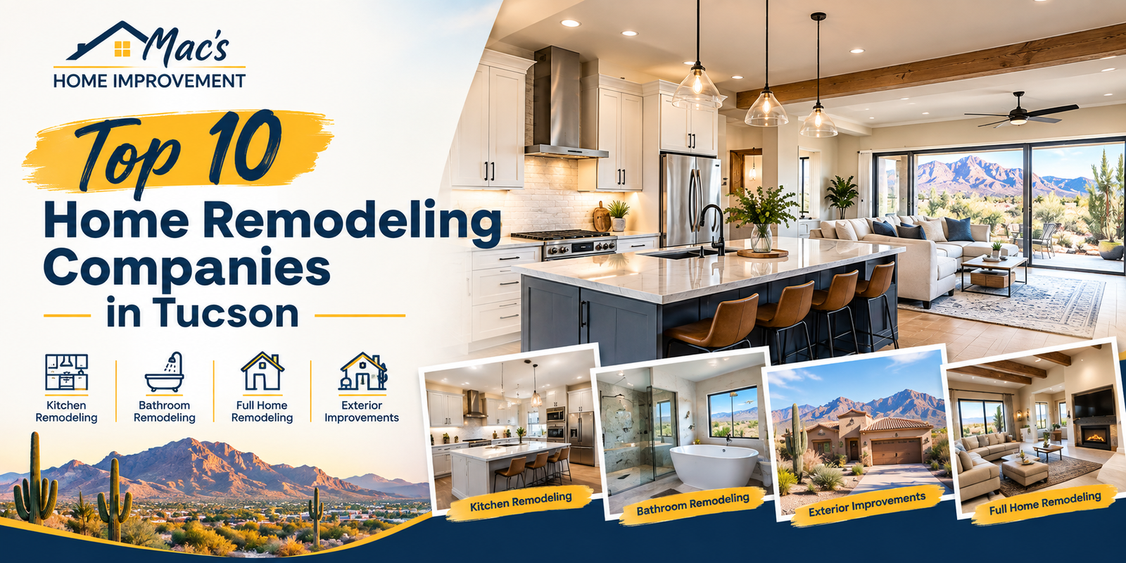 Top 10 Home Remodeling Companies in Tucson